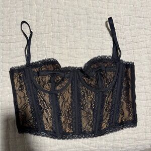 Meshki Black Lace Bustier